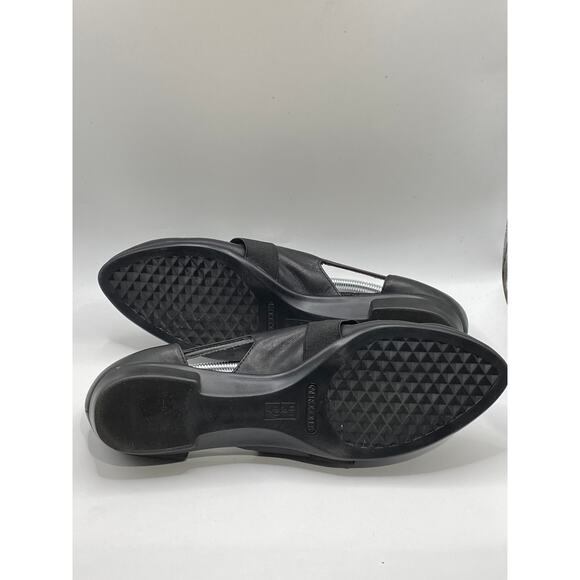 AEROSOLES Women's Black Almond-Toe Slip-On Lightweight Mary Jane Flats SZ 9 - Picture 4 of 8